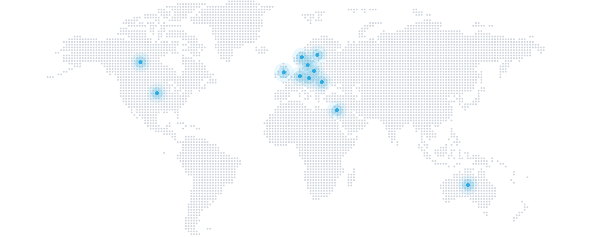 Map of our clients