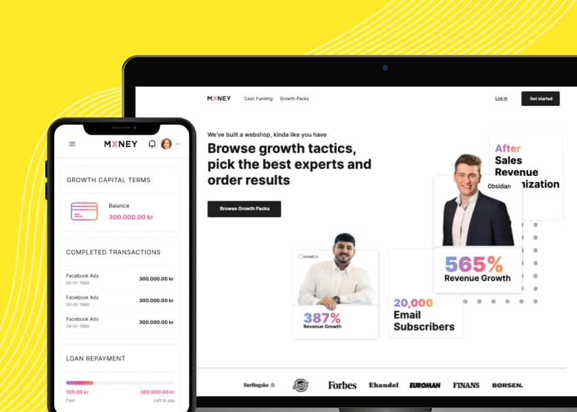 MXNEY: Financial App For Ecommerce
