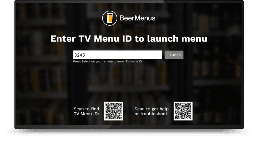 BeerMenus TV Menus: Digital Menu Creation Tool