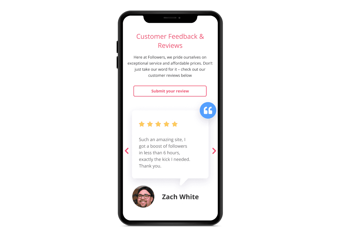 Customer Feedbackes & Reviews