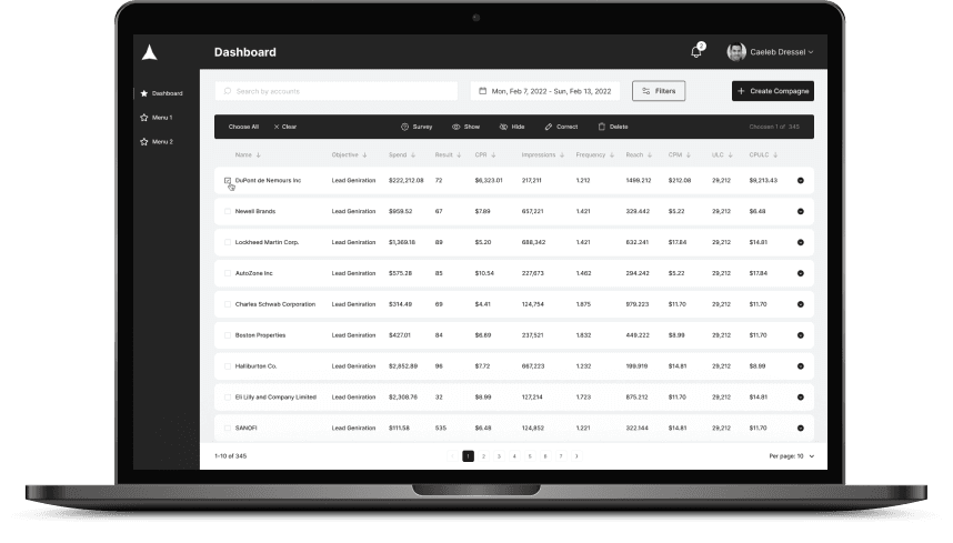 SmartAssMetrics: Entwicklung eines Dashboards für einfaches Starten von Werbung auf FB