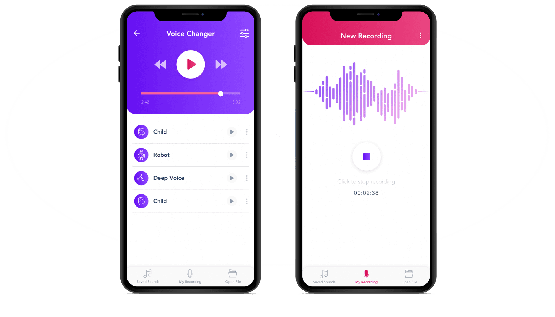 Voice X: Developing an iOS app for changing voice