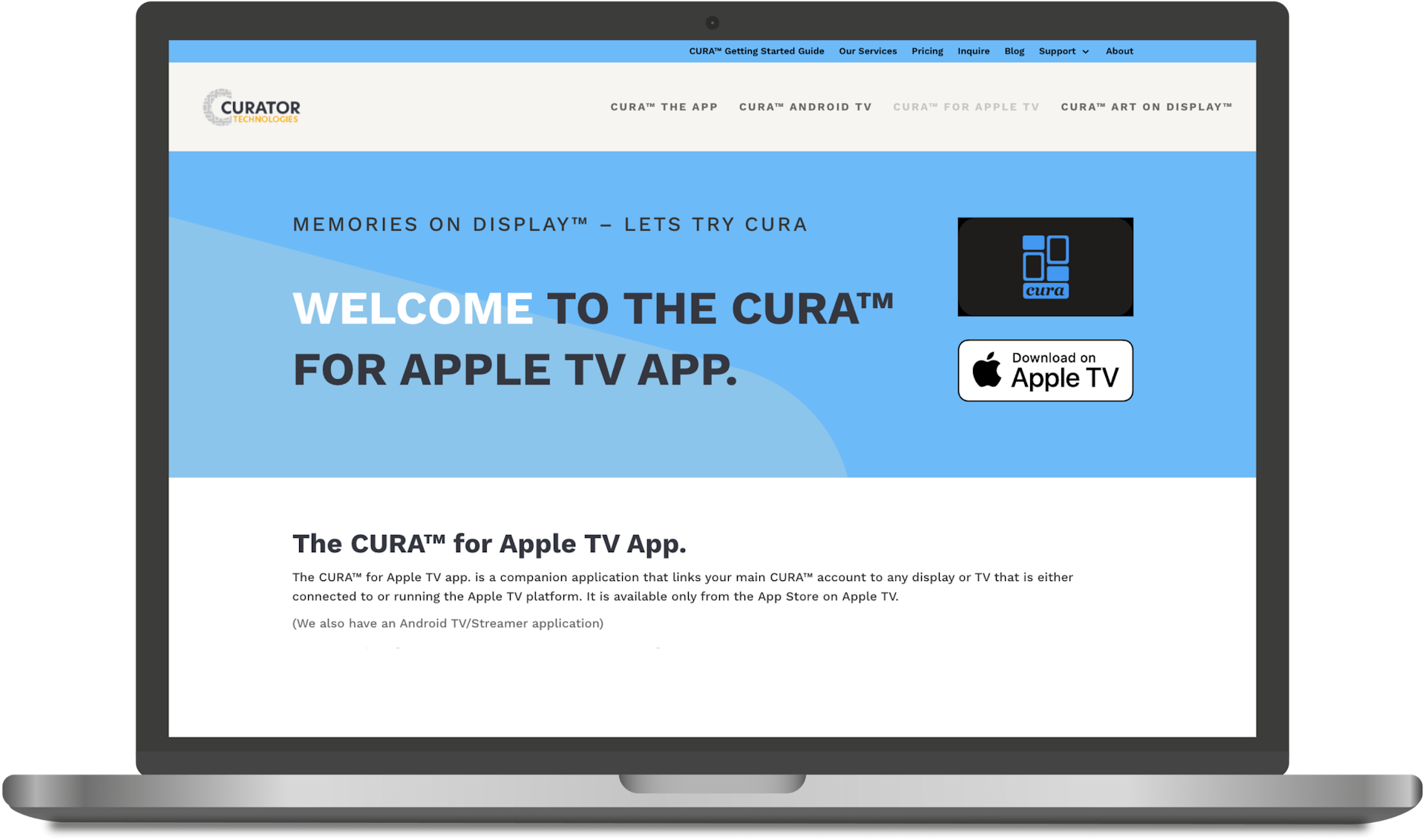 Cura - Android TV And Cloud Display Image Management App