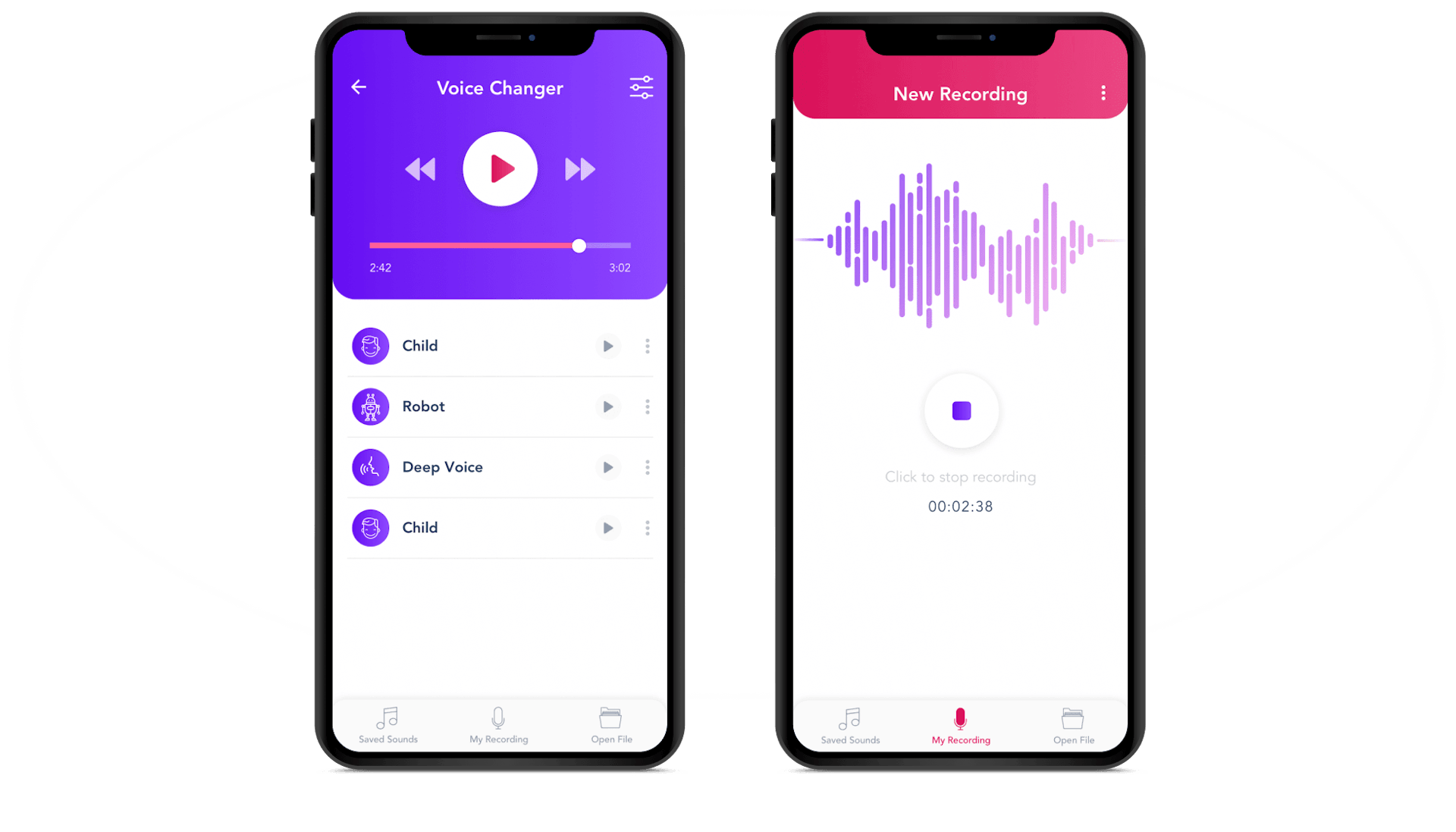 Voice X: Developing an iOS app for changing voice
